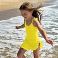 thumbnail image 6 of Kids Swimsuit Girls Girls Swimsuit With Shorts Two Piece Bathing Suits Girls Swimsuits Size 7-8 Years, 6 of 8