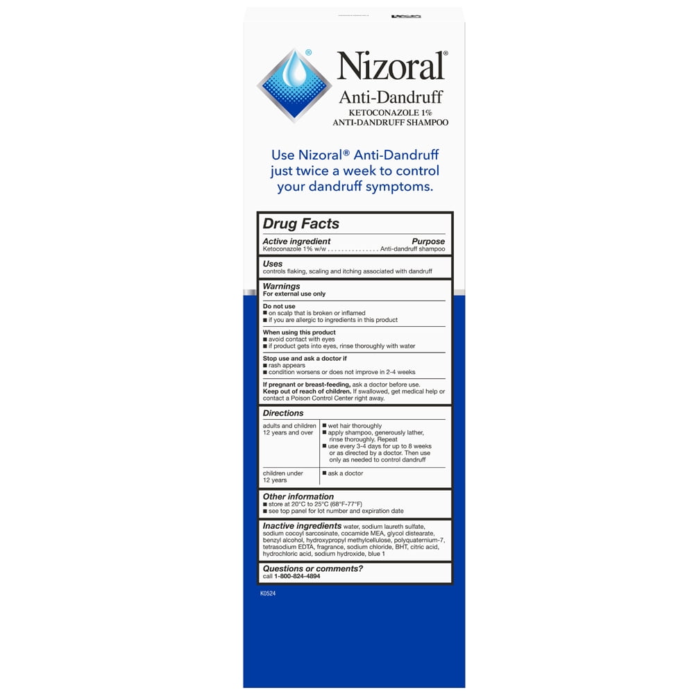 Nizoral 2-in-1 Anti-Dandruff Shampoo & Conditioner with 1% Ketoconazole, 14 fl oz