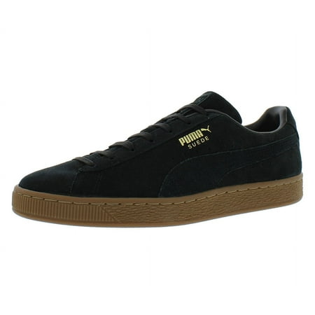Puma Suede Gum Mens Shoes Size 11, Color: Black