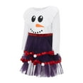 thumbnail image 3 of Gupgi Robe de Vacances de Noël pour Fille de 2 à 10 Ans Robe en Tulle à Manches Longues pour Petites Filles, 3 of 9