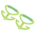 thumbnail image 1 of Soporte 2 Uds. Asa Para Transportar Bolsas De Comestibles ABS TPR Con Capacidad Para 80 Libras, Cómodo Para Bolsa De Plástico Con Agarre Para Llevar Bolsas De La Compra, 1 of 7