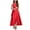 Hot Pink, variant on Girl's Satin Gowns, Long Flowy Dresses Asymmetrical Ruffles Hem, Sleveless Party Performance Gowns A-Line Maxi Dresses Sequin Dress for Child Black 8-9Y