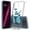 Blue Butterfly, variant on AquaFlex Designed For T-Mobile REVVL 6 5G Case Transparent Clear
