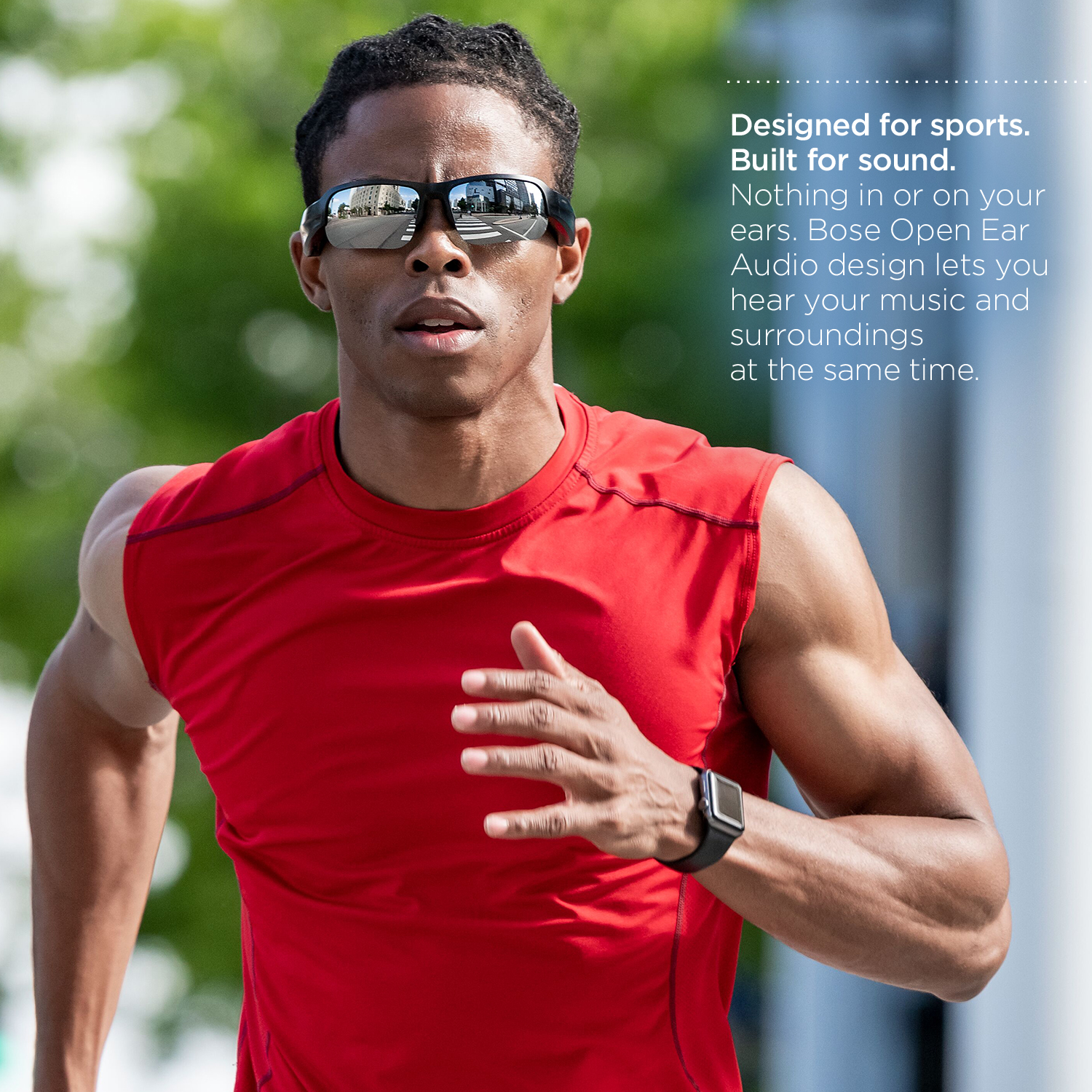Bose Frames Tempo Bluetooth Sports Sunglasses with Polarized Lenses, Black - image 3 of 13