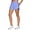 Periwinkle, variant on RBX Active Women's Bungee Waist Lined Running Shorts with Inner Brief
