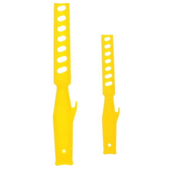 OUNONA Reusable Paint Stirring Stick for Home Projects Ensures Even Mixing Lightweight PP Material Yellow Color 2 Pieces