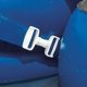 thumbnail image 5 of 58825EP River Run 1 Inflatable Floating Lounge: Comfortable Backrest – Built-in Cup Holders – Durable Grab Handles – All Around Grab Rope – 220lb Weight Capacity– Blue, 5 of 5