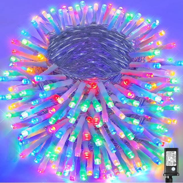 Guirnalda de luces navideñas Vivideal 50 m 500 LED a prueba de agua