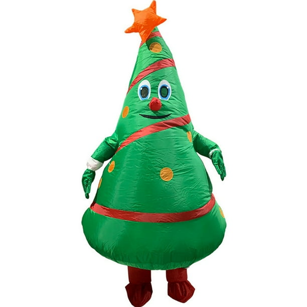Disfraz inflable de árbol de Navidad Sincero modelo de aire de muñeca de dibujos animados