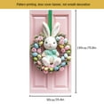 thumbnail image 3 of VBODN Easter Decoration,Easter Bunny,Easter Decorations for the Home,Easter Bunny Decor,Easter Bunny Wreath Door Flag Door Hanging Door Cover Decoration Spring Easter Decor For Front Door Festive, 3 of 6
