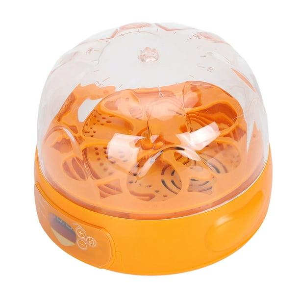 Incubadora De 6 Huevos, Volteador De Huevos Automático Compacto Con Pantalla De Temperatura Y Humedad, Eclosión Automática De Huevos Para Huevos De Pollo, Pato, Ganso Y Codorniz