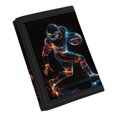 thumbnail image 2 of Chririnla Football Player Trifold Wallet with Polyester Material, Slim Lightweight Kids Wallet for Boys Travel and Outdoor Daily Use, 2 of 7