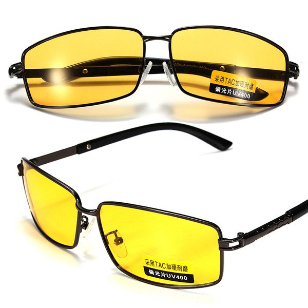 Online Yellow Lens Uv Protection Polarized Night Vision Glasses Anti