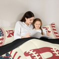 thumbnail image 5 of jejeloiu Boys Personalized Gifts Queen Comforter Set,First Letter R Bedding Comforter Set For Baseball Gamer Reversible 3 Pieces, 5 of 8