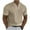 Khaki, variant on Viikei 2025 Summer Mens Tops Short Sleeve Mens Tops Clearance under $5 Men Casual Solid with Pockets Sports Short-sleeved V-neck Fitness Training Clothes T-Shirt Top