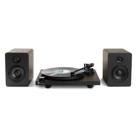 Victrola - Premiere T1 Turntable System - Espresso