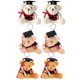 thumbnail image 5 of 6pcs Graduation Bear Plush Keychain, Small Stuffed Bear Pendant Backpack Charm, Lightweight Hanging Decor for Birthday, Valentine's Day, Christmas, 5 of 5