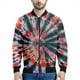 thumbnail image 3 of Chaquetas bomber coloridas con estampado de arcoíris y teñido anudado para hombre 2024, la última moda, chaqueta de vuelo para hombre y mujer, abrigo con cuello alto, tops de gran tamaño, 3 of 5