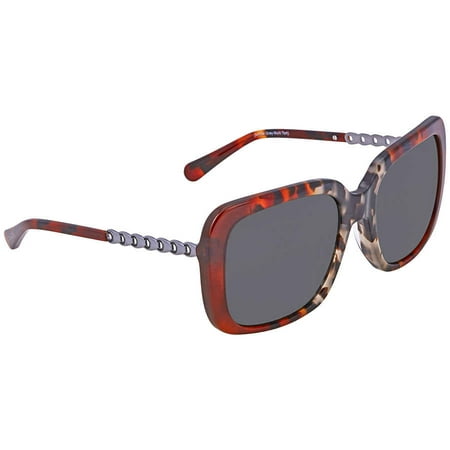 Coach Grey Rectangular Asian Fit Sunglasses HC8237F 551987 57