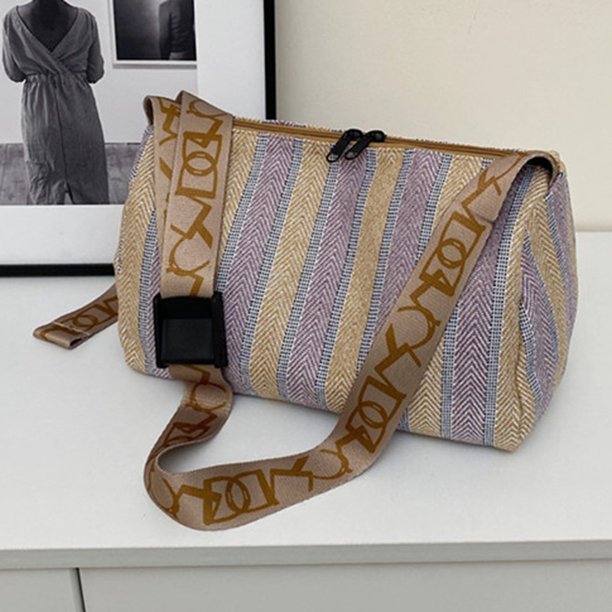 Bolso de mano de gran capacidad con cremallera para mujer choque de colores para salidas de trabajo uso diario