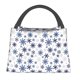 thumbnail image 1 of Easygdp blue Snowflake Prints Bolsa de Almuerzo Insulada Reutilizable, Bolsa de Mano y Bandolera para Oficina, Trabajo, Viajes, 1 of 6