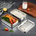 thumbnail image 2 of PENGXIANG Stainless Steel Bento Lunch Box Large Metal Bento Lunch Box Container for Students Workers Business Men, 2 of 7