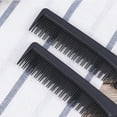 thumbnail image 5 of PENIKOKO 2-Pack Black Anti-Static Rat Tail Combs for Hair Styling, Salon Use, and Everyday Home Hair Care, 5 of 7