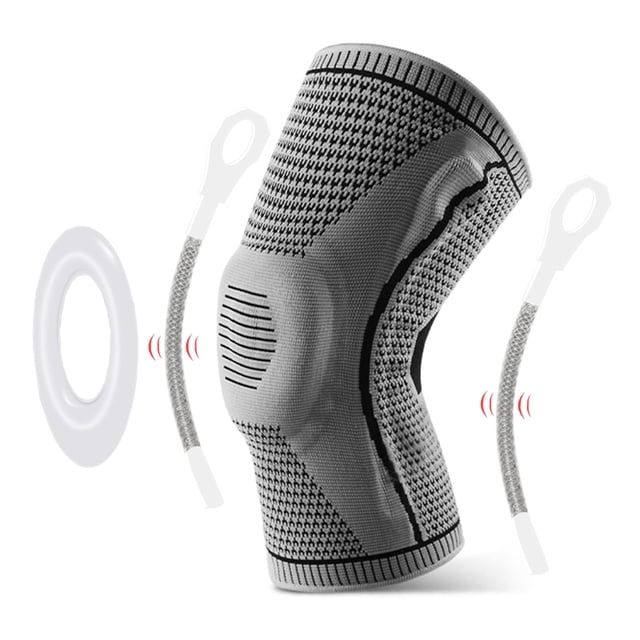 Rodilleras 1 Uds soporte de rodilla para hombres y mujeres, rodilleras con estabilizadores laterales Tomshoo Rodilleras