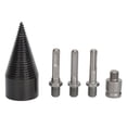 thumbnail image 1 of 5Pcs Firewood Log Splitter Drill Bit, Steel Wood Splitting Logs Bits Wood Splitter Manual Kindling Splitter Portable Log Splitter, 1 of 8