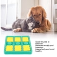thumbnail image 3 of Dog Puzzle Feeder, Fun Feeding Quadrate IQ Training Pet Treat Puzzle Toy Slip Resistance Bottom Interactive Eco Friendly  For Dogs For Cats, 3 of 8