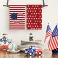 thumbnail image 2 of zeyuuu Stripe America Stars Love Patriotic 4th of July Kitchen Towels Dish Towels, 18x26 Inch Seasonal Summer Decoration Hand Towels Set of 4, 2 of 6