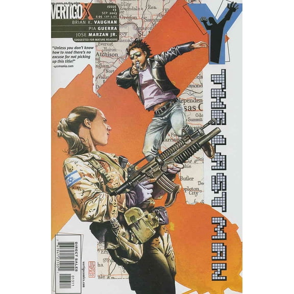 Y: The Last Man #13 VF ; DC/Vertigo Comic Book