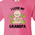 thumbnail image 4 of Inktastic Cute Sloth I Love My Grandpa with Green Leaves Youth T-Shirt, 4 of 5