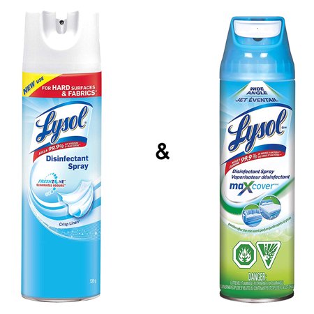 Lysol Disinfectant Spray Crisp Linen 539g Disinfect And