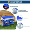 thumbnail image 3 of AKDSteel Chicken Nesting Boxes for Chickens, 8/10 Hole Metal Roll Away Nest Box with Lid Cover for Chicken Coop, Easy Egg Collection and Egg Protection, Hen Roosting Boxes, 3 of 7