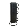thumbnail image 3 of veasfak Stackable Tea Mugs Espresso Cup Set Easy to Clean Each Cup 100ml Cappuccino Mugs 5pcs, 3 of 9