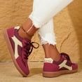 thumbnail image 6 of Women's Casual Shoes Fashion Sneakers Platform On Walking Non Comfortable Athletic Lace Up Sporty Daily Wear Lightweight Designer Footwear, 6 of 9