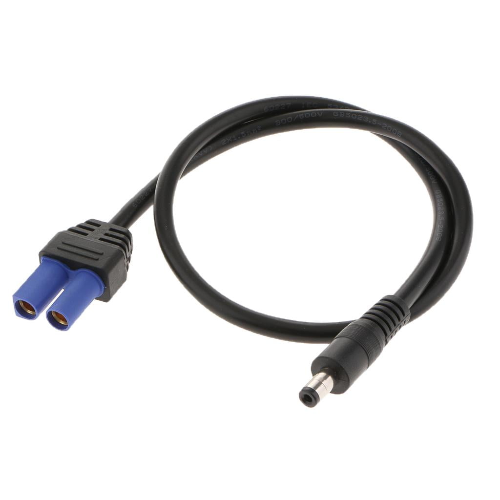 funtasica Premium EC5 to DC5521 Coaxial Adapter Cable for Car Jump Starter Emergency Power
