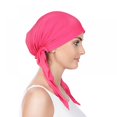 thumbnail image 5 of Chemo Headwear Pre Tied Head Scarf Headwraps Lightweight Turban Beanie Cap for Women, 5 of 6