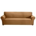 thumbnail image 1 of Graflsoa Universal Anti-Slip Sofa Cover, 4-Seater Camel Milk Silk Stretchable Slipcover for All Seasons, 1 of 6