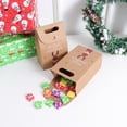 thumbnail image 6 of COSMOBETTY 10Pcs Holiday Goodie Bags in MultiColored Kraft Paper for Christmas Party Favors 10x6x16cm, 6 of 8