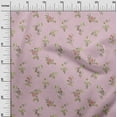thumbnail image 2 of oneOone Cotton Poplin Pale Pink Fabric Leaves & Floral Artistic Fabric For Sewing Printed Craft Fabric By The Yard 56 Inch Wide, 2 of 4