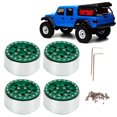 thumbnail image 4 of Moyeu de Roue RC, Moyeux de Verrouillage de Perle RC Compacts 4 Pcs Résistant à l'Usure pour Voiture RC Vert, 4 of 8