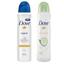 Dove Deodorant Spray for Women, Long-Lasting, Cruelty-Free, Cucumber Scent, Pack of 2