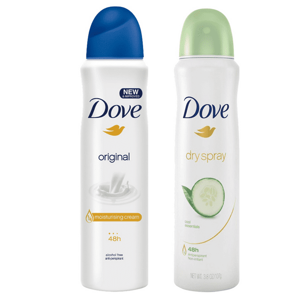 Dove Deodorant Spray for Women 48 hours FlavorCucumber/ Original Size