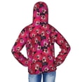 thumbnail image 4 of Cauagu Orchids Flowers Print Sun Protection Jacket for Teen,Full-Zipper Long Sleeve Sun Shirts with Pockets UV Hoodie Shirts Outdoor Athletic Jacket-XX-Large, 4 of 7