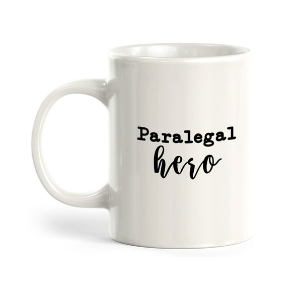 Paralegal Hero Cursive 11oz Plastic Coffee Mug