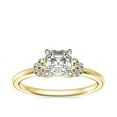 thumbnail image 1 of 0.65 Carat Excellent Asscher Cut Real Diamond Latest Design Solitaire Engagement Ring for Ladies Solid 14K Yellow Gold Size 7.5, 1 of 6