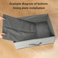 thumbnail image 4 of Storage Cube with Double Handle, Clothing Shelf Baskets, Closet Organizers and Storage, Wardrobe Clothes Storage Box for Pants, Sweater, T-shirt, Bras, Blankets, 4 of 7