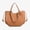 brown, variant on First Layer Cowhide Big Tote Women's Bag Versatile Shopping Simple Child and Mother Bag Genuine Leather Bag